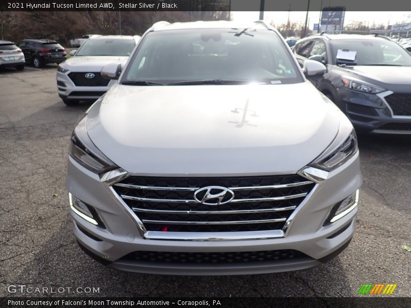 Stellar Silver / Black 2021 Hyundai Tucson Limited AWD