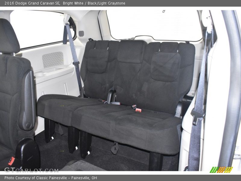 Bright White / Black/Light Graystone 2016 Dodge Grand Caravan SE