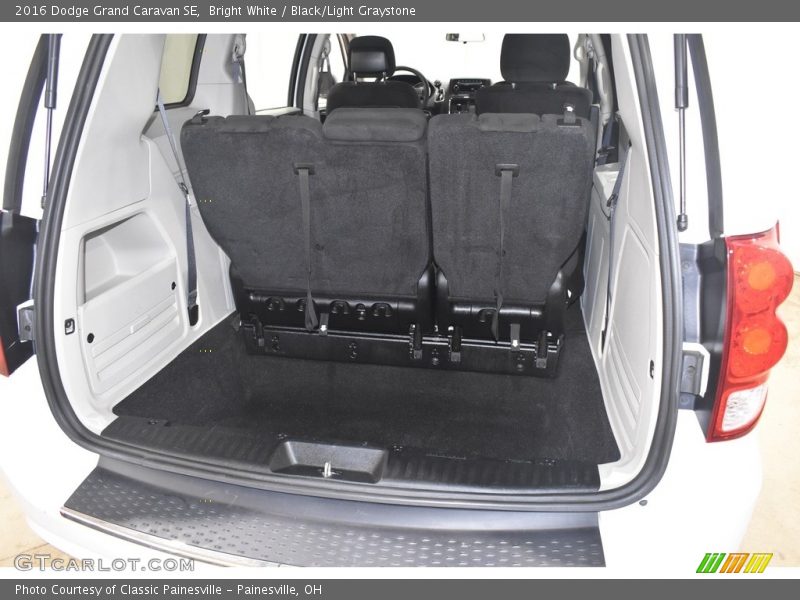 Bright White / Black/Light Graystone 2016 Dodge Grand Caravan SE