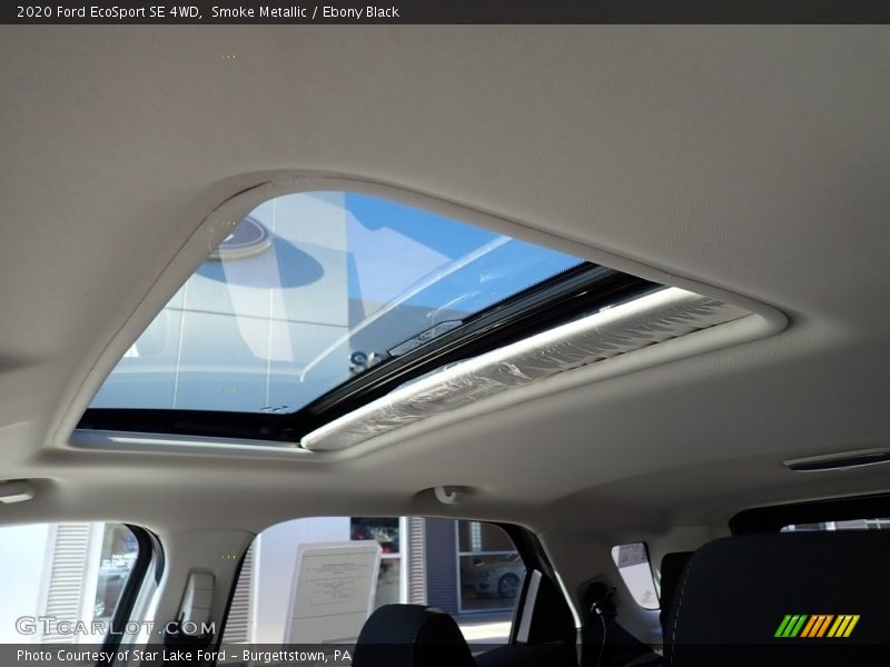 Smoke Metallic / Ebony Black 2020 Ford EcoSport SE 4WD