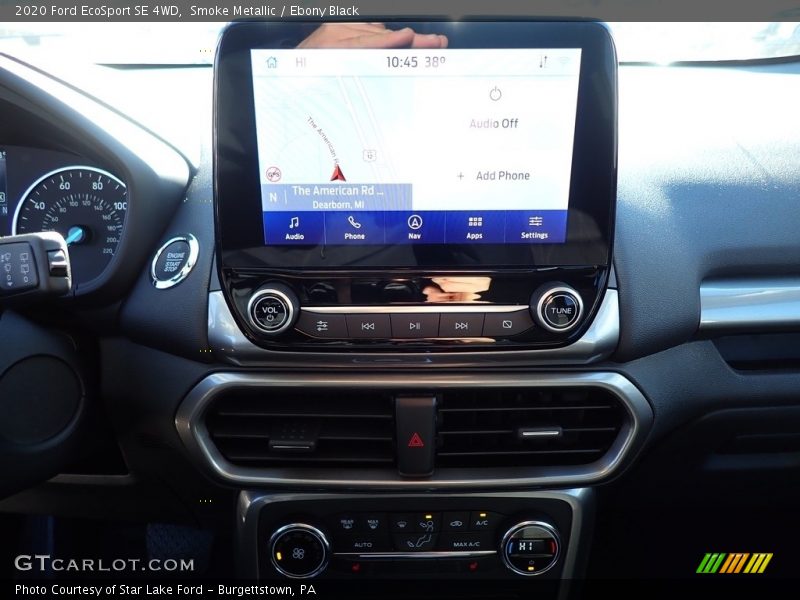 Smoke Metallic / Ebony Black 2020 Ford EcoSport SE 4WD