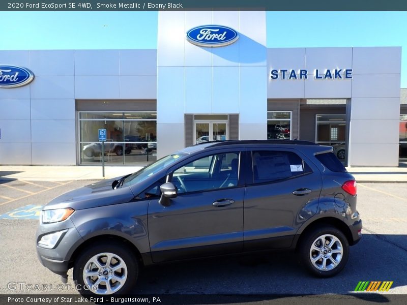 Smoke Metallic / Ebony Black 2020 Ford EcoSport SE 4WD