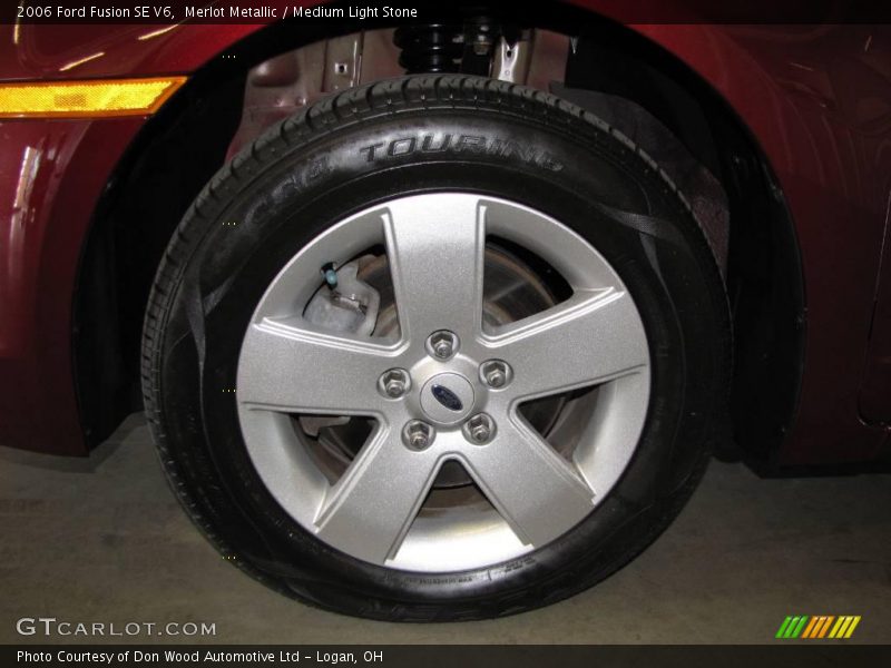 Merlot Metallic / Medium Light Stone 2006 Ford Fusion SE V6