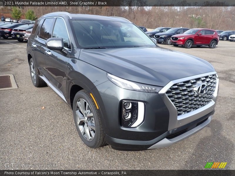 Steel Graphite / Black 2021 Hyundai Palisade Limited AWD