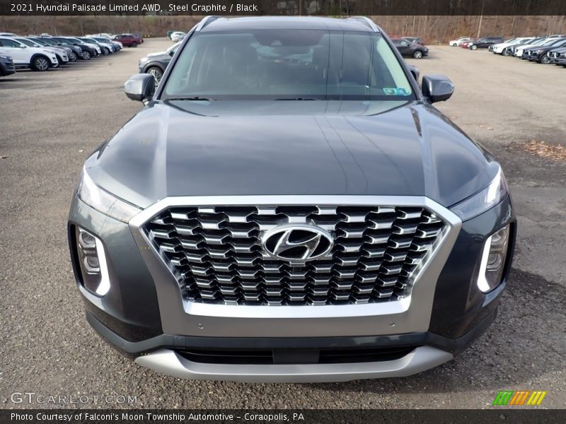 Steel Graphite / Black 2021 Hyundai Palisade Limited AWD