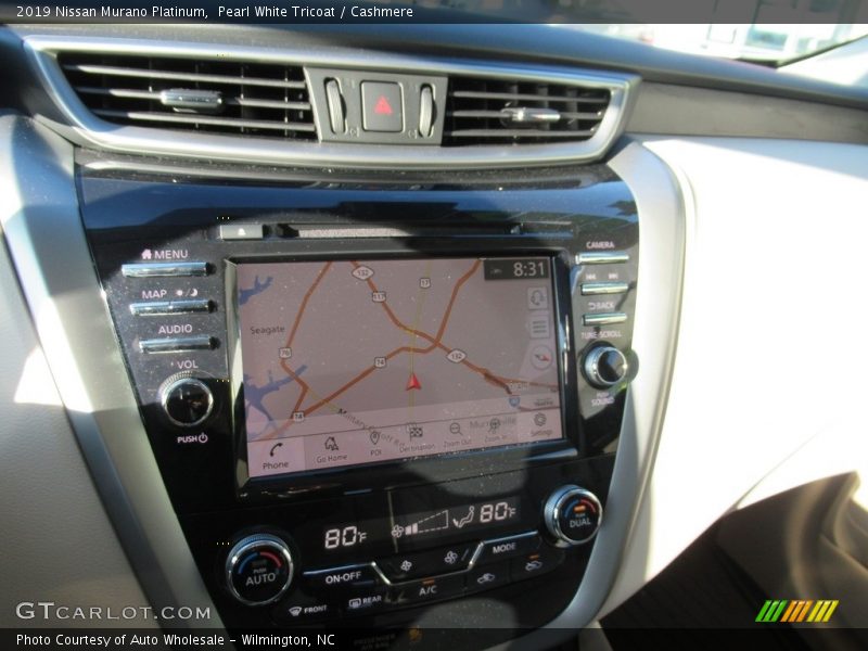 Pearl White Tricoat / Cashmere 2019 Nissan Murano Platinum