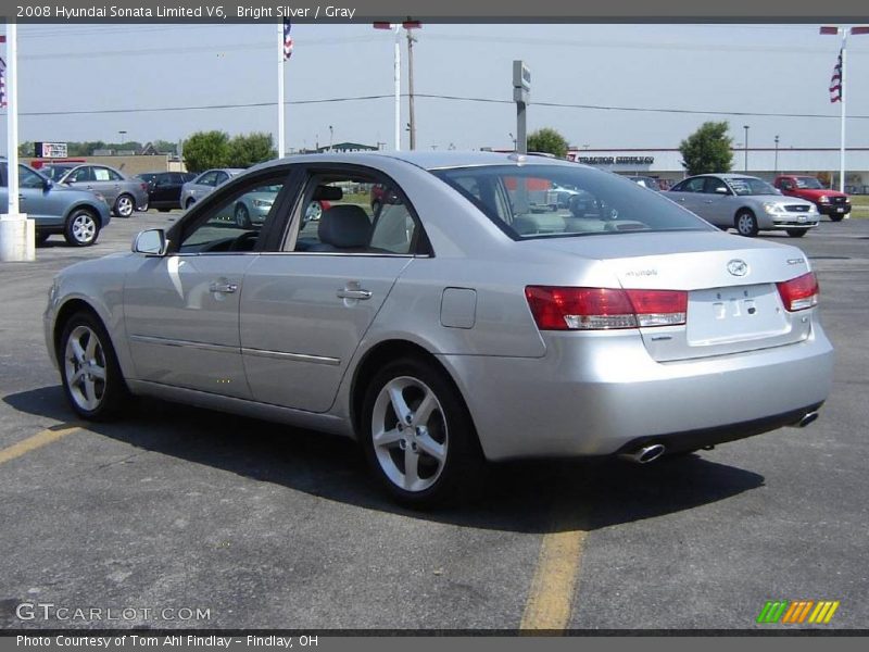 Bright Silver / Gray 2008 Hyundai Sonata Limited V6