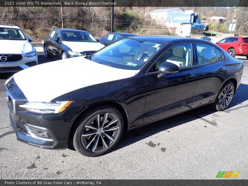 Black Stone / Blond/Charcoal 2021 Volvo S60 T5 Momentum