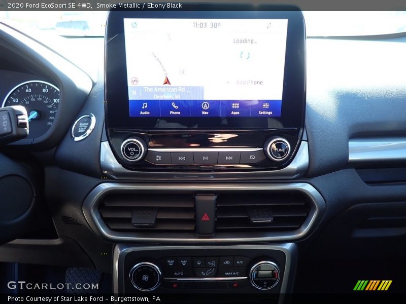 Smoke Metallic / Ebony Black 2020 Ford EcoSport SE 4WD