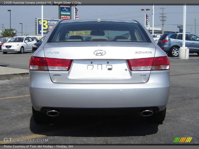 Bright Silver / Gray 2008 Hyundai Sonata Limited V6