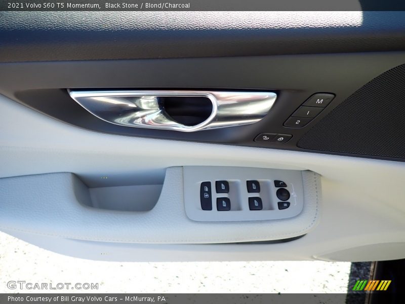 Black Stone / Blond/Charcoal 2021 Volvo S60 T5 Momentum