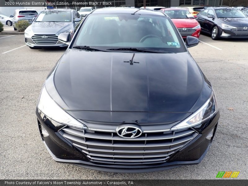 Phantom Black / Black 2020 Hyundai Elantra Value Edition