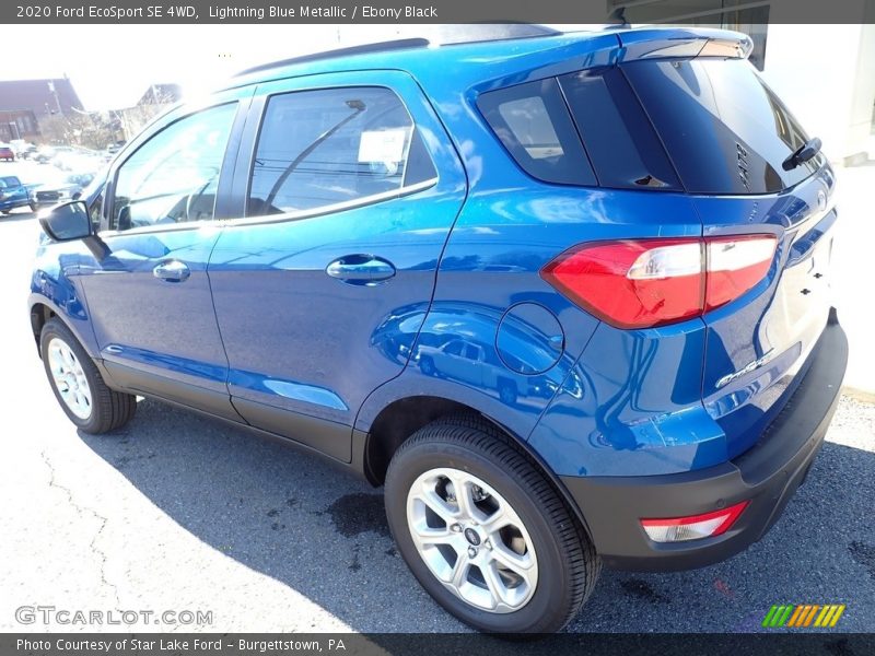 Lightning Blue Metallic / Ebony Black 2020 Ford EcoSport SE 4WD