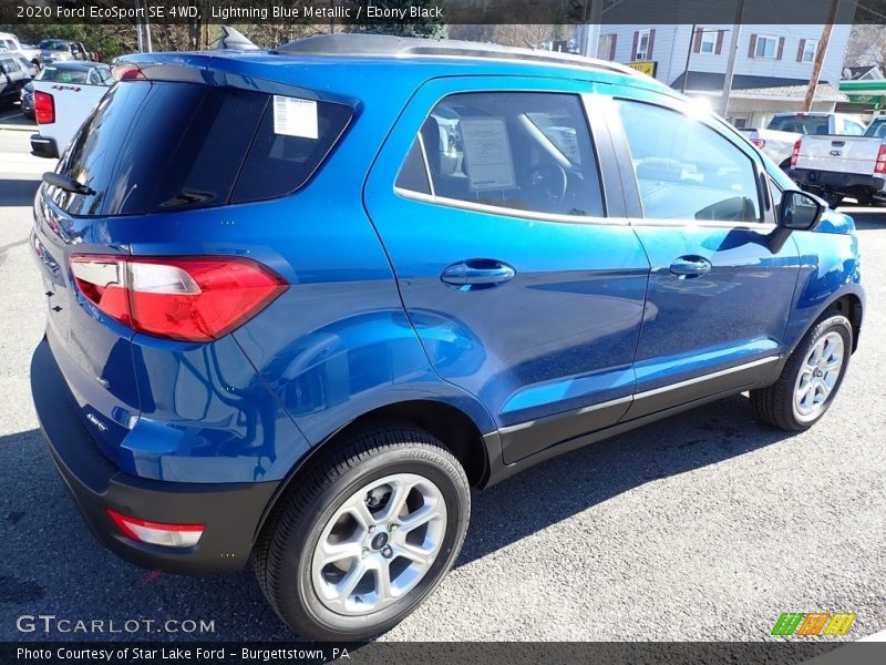 Lightning Blue Metallic / Ebony Black 2020 Ford EcoSport SE 4WD