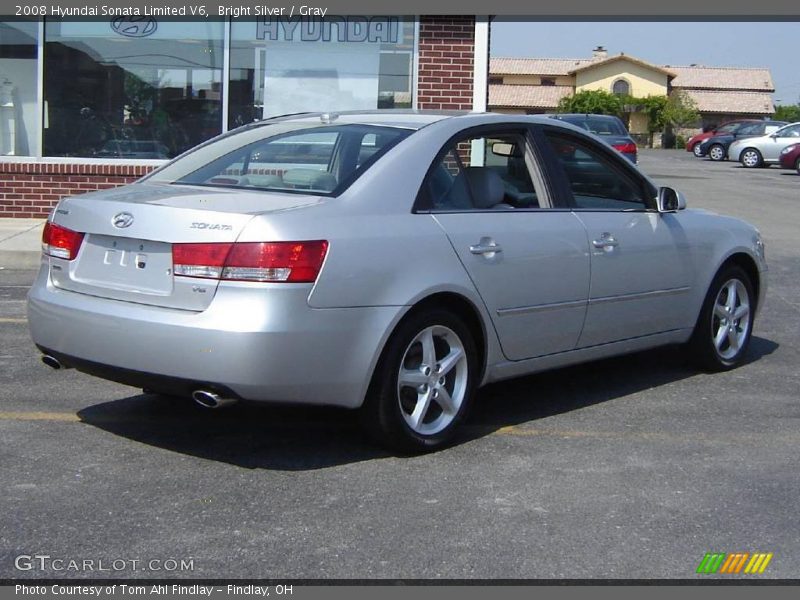 Bright Silver / Gray 2008 Hyundai Sonata Limited V6