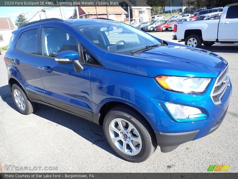Lightning Blue Metallic / Ebony Black 2020 Ford EcoSport SE 4WD