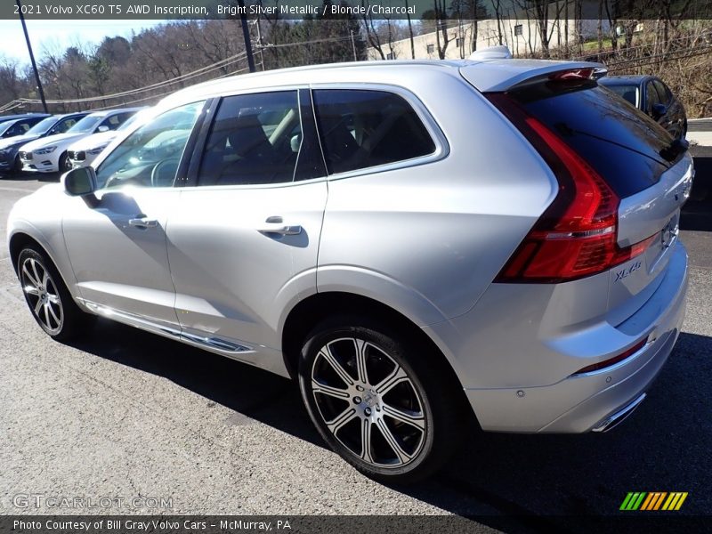 Bright Silver Metallic / Blonde/Charcoal 2021 Volvo XC60 T5 AWD Inscription
