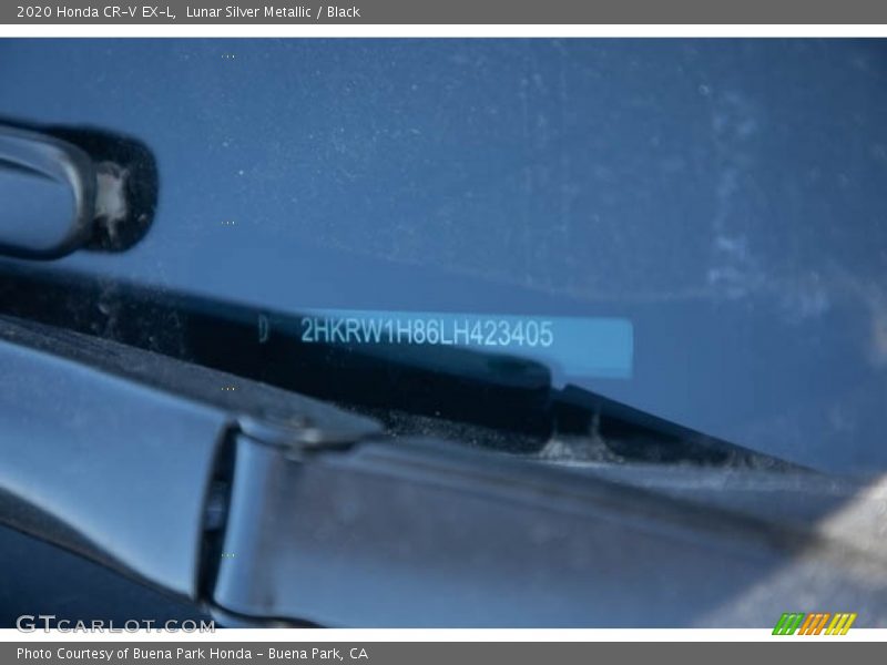 Lunar Silver Metallic / Black 2020 Honda CR-V EX-L