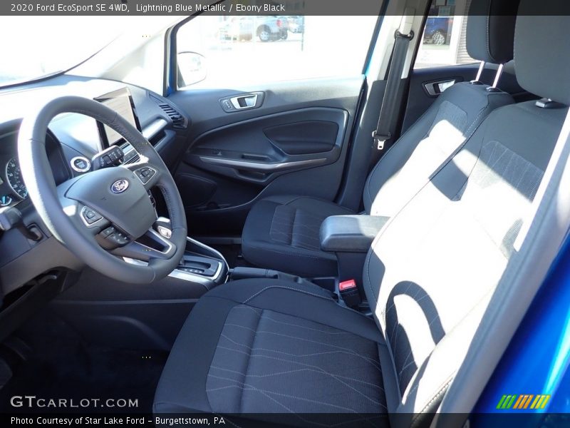 Lightning Blue Metallic / Ebony Black 2020 Ford EcoSport SE 4WD