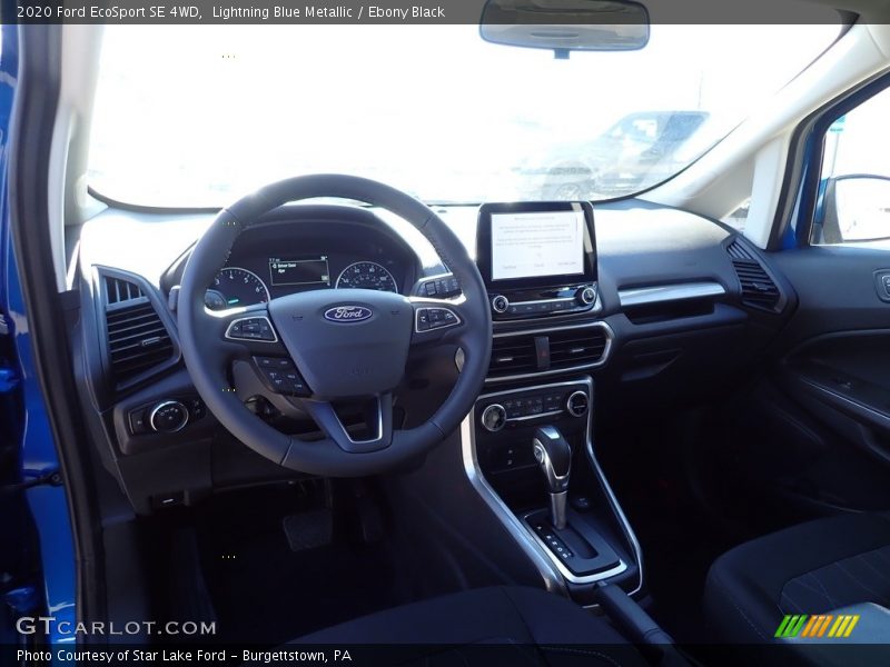 Lightning Blue Metallic / Ebony Black 2020 Ford EcoSport SE 4WD