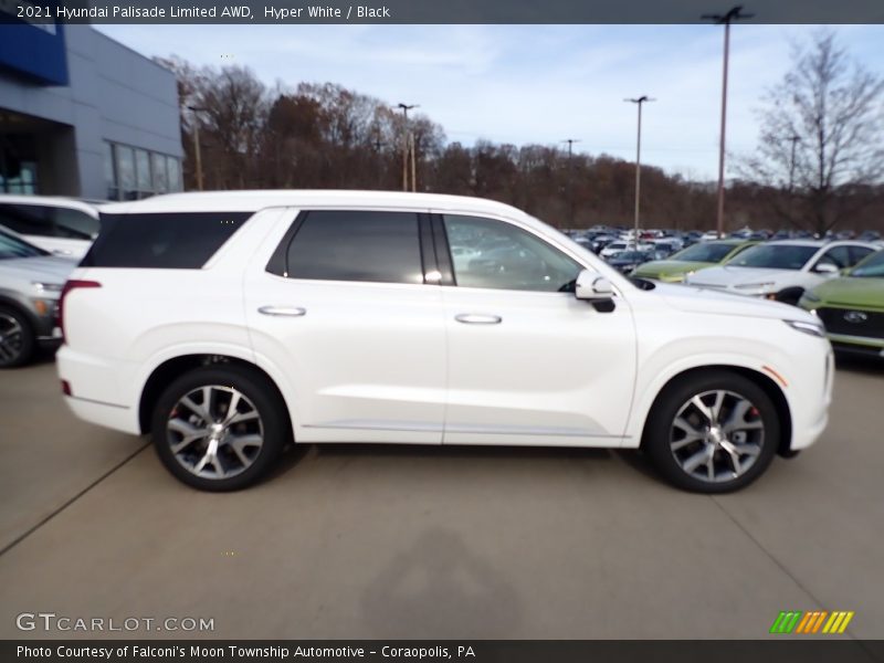Hyper White / Black 2021 Hyundai Palisade Limited AWD