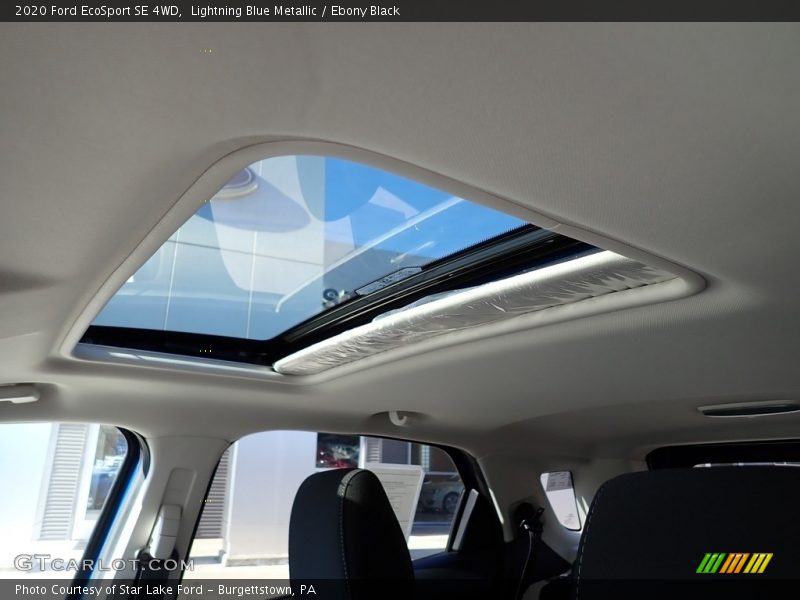Lightning Blue Metallic / Ebony Black 2020 Ford EcoSport SE 4WD