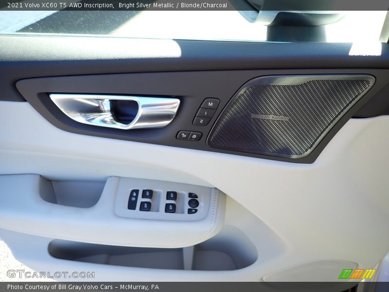 Bright Silver Metallic / Blonde/Charcoal 2021 Volvo XC60 T5 AWD Inscription