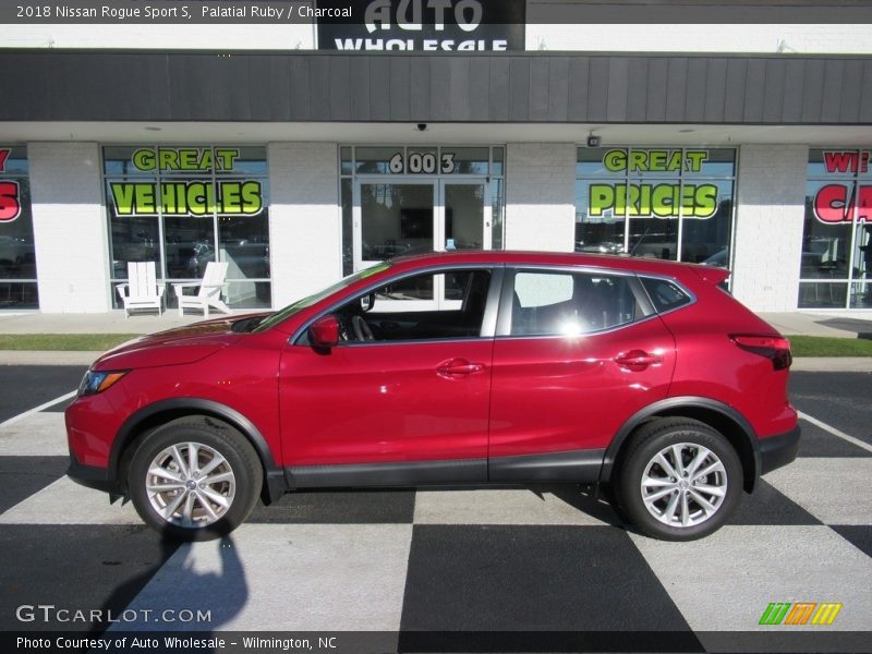 Palatial Ruby / Charcoal 2018 Nissan Rogue Sport S