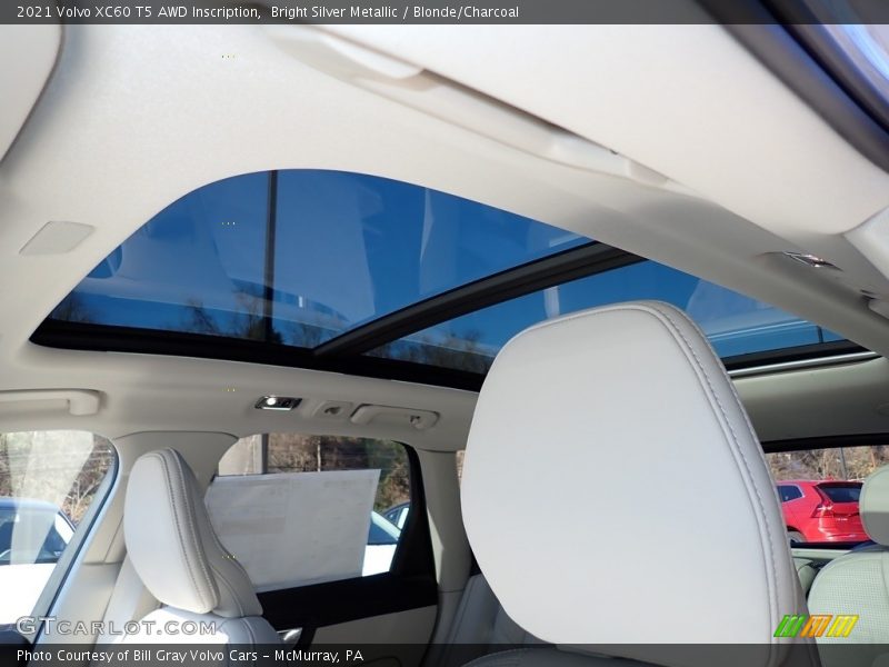 Bright Silver Metallic / Blonde/Charcoal 2021 Volvo XC60 T5 AWD Inscription