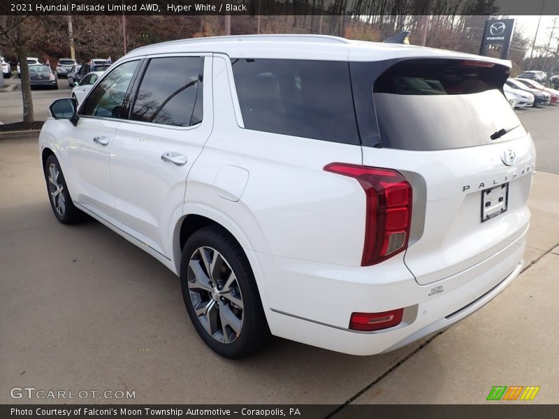 Hyper White / Black 2021 Hyundai Palisade Limited AWD