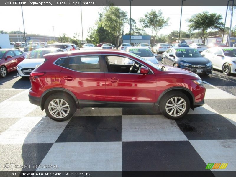 Palatial Ruby / Charcoal 2018 Nissan Rogue Sport S