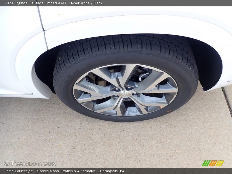 Hyper White / Black 2021 Hyundai Palisade Limited AWD