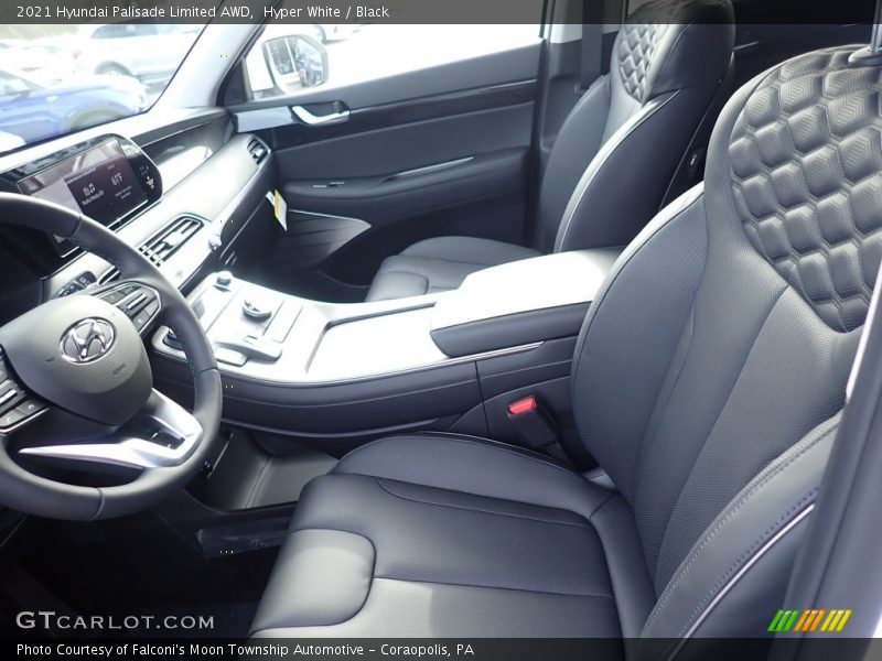 Hyper White / Black 2021 Hyundai Palisade Limited AWD
