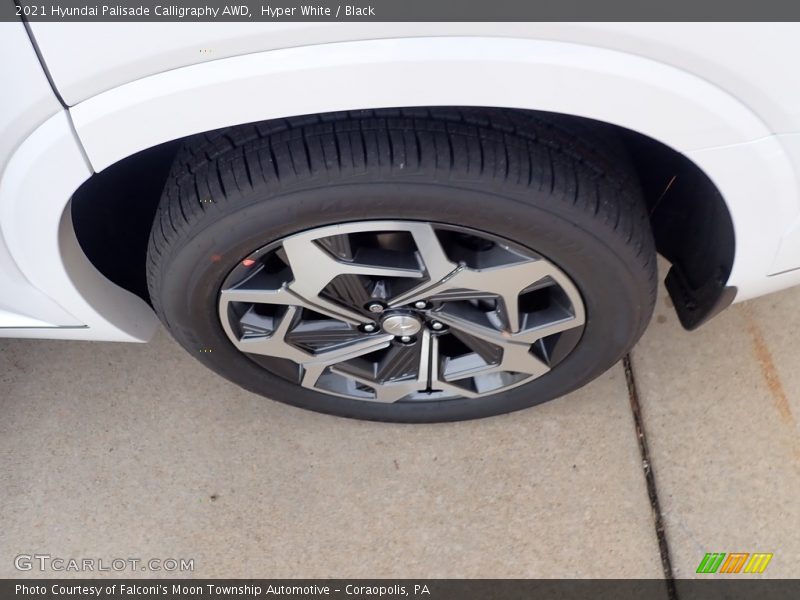 Hyper White / Black 2021 Hyundai Palisade Calligraphy AWD