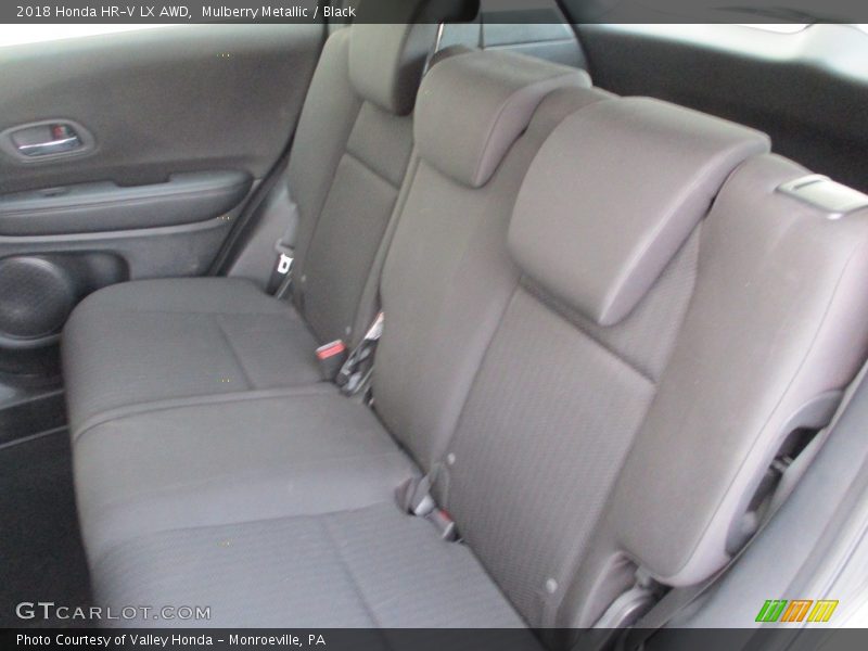 Mulberry Metallic / Black 2018 Honda HR-V LX AWD