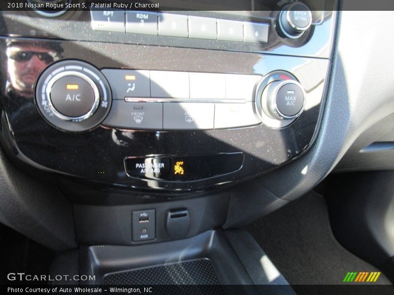 Palatial Ruby / Charcoal 2018 Nissan Rogue Sport S