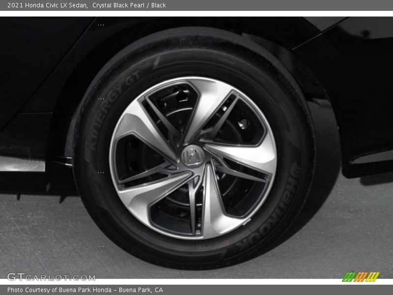 Crystal Black Pearl / Black 2021 Honda Civic LX Sedan