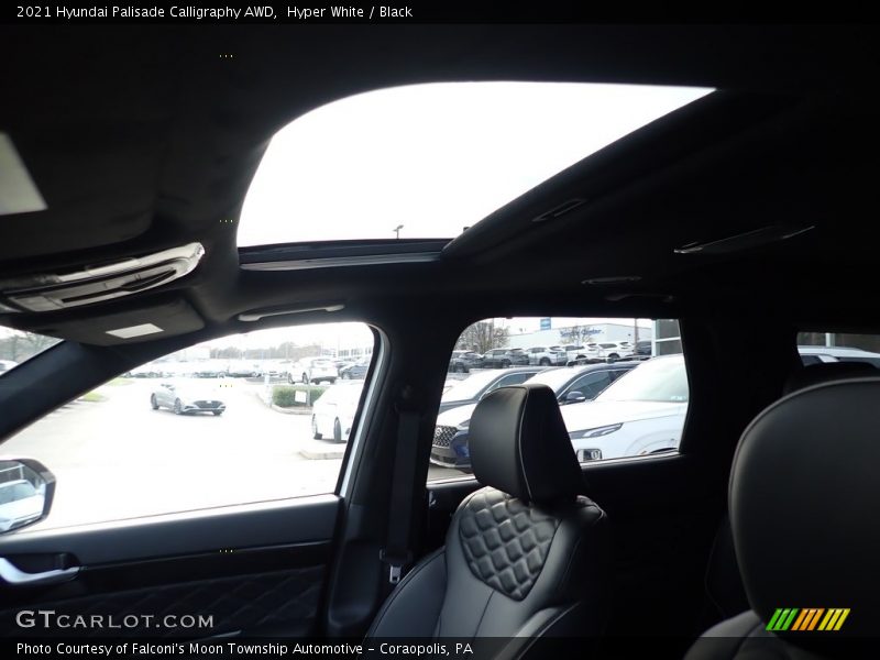Hyper White / Black 2021 Hyundai Palisade Calligraphy AWD