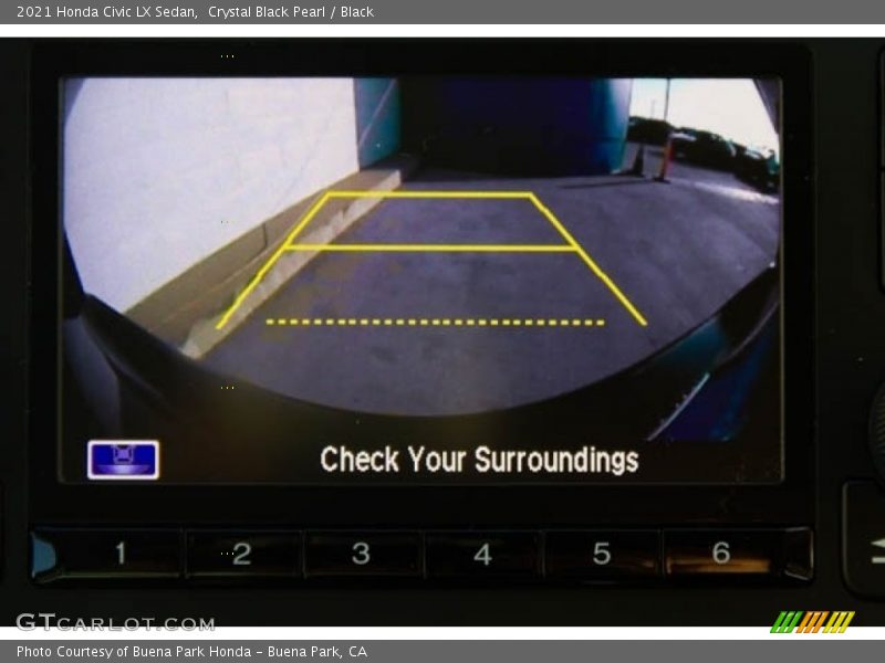 Crystal Black Pearl / Black 2021 Honda Civic LX Sedan