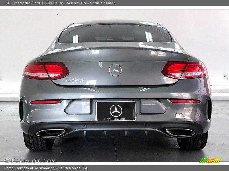 Selenite Grey Metallic / Black 2017 Mercedes-Benz C 300 Coupe