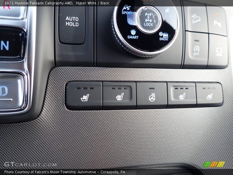 Hyper White / Black 2021 Hyundai Palisade Calligraphy AWD