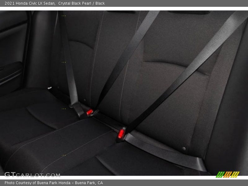 Crystal Black Pearl / Black 2021 Honda Civic LX Sedan