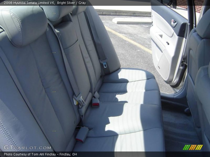 Bright Silver / Gray 2008 Hyundai Sonata Limited V6