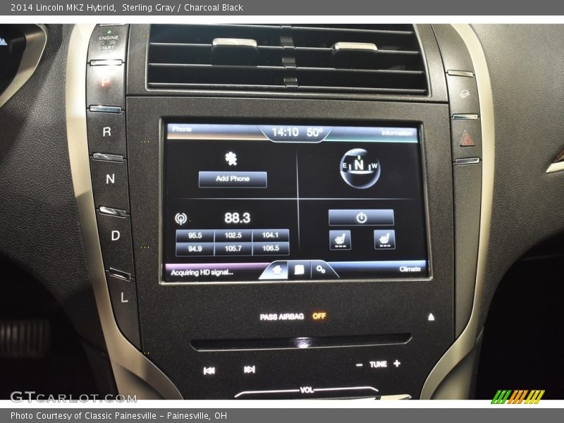 Sterling Gray / Charcoal Black 2014 Lincoln MKZ Hybrid