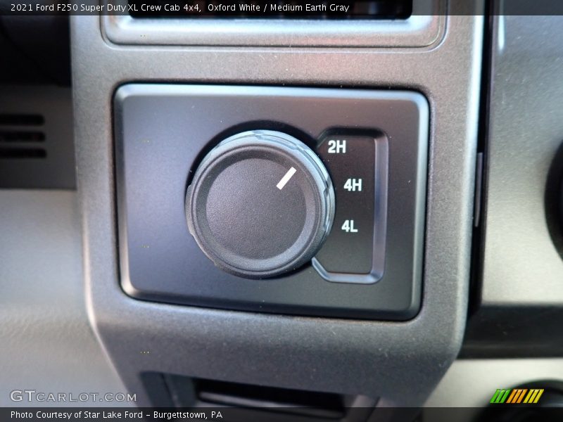 Controls of 2021 F250 Super Duty XL Crew Cab 4x4