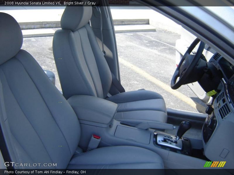 Bright Silver / Gray 2008 Hyundai Sonata Limited V6