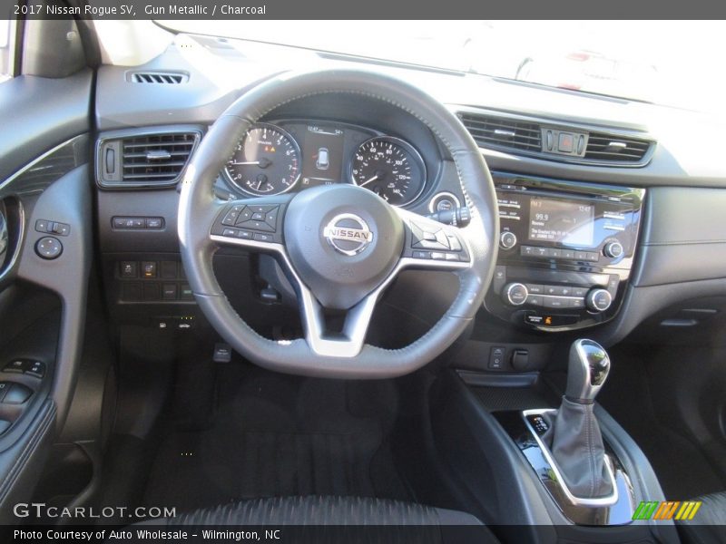 Gun Metallic / Charcoal 2017 Nissan Rogue SV