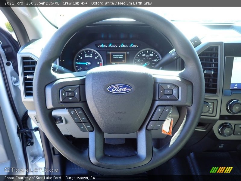  2021 F250 Super Duty XLT Crew Cab 4x4 Steering Wheel