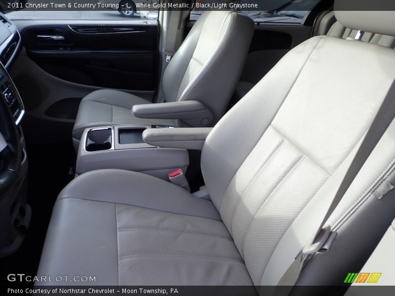 White Gold Metallic / Black/Light Graystone 2011 Chrysler Town & Country Touring - L