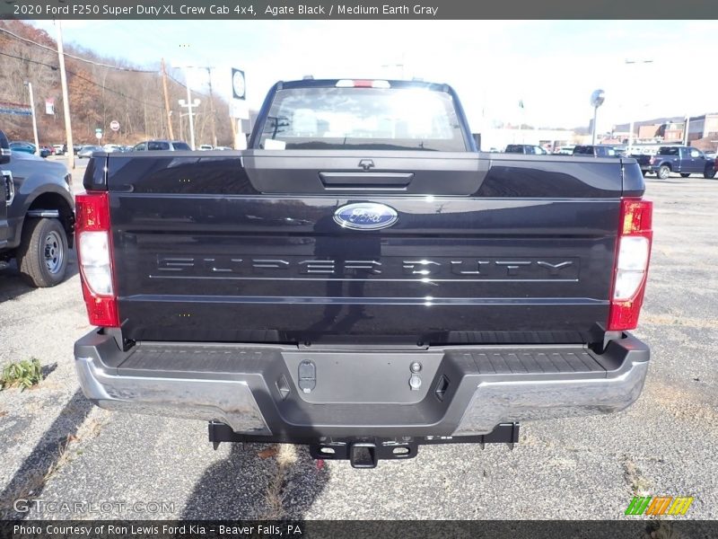 Agate Black / Medium Earth Gray 2020 Ford F250 Super Duty XL Crew Cab 4x4